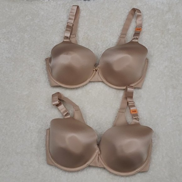 🎁 Vanity Fair Beauty Back Full Coverage Underwire Smoothing 75345 Bra 2-Pack - Picture 7 of 10